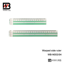 Color Plastic Stationery Ruler with Handle